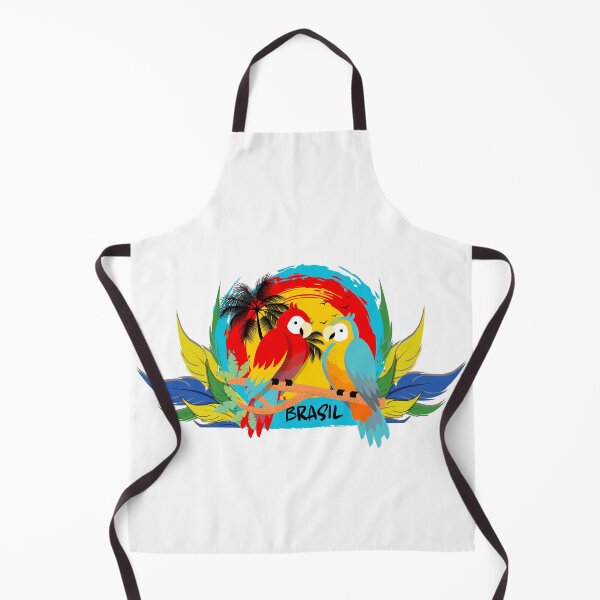 Item preview, Vibrant Brazil Macaws Tropical Sunset – Colorful Parrots & Jungle Feathers designed and sold by Otaku Style.