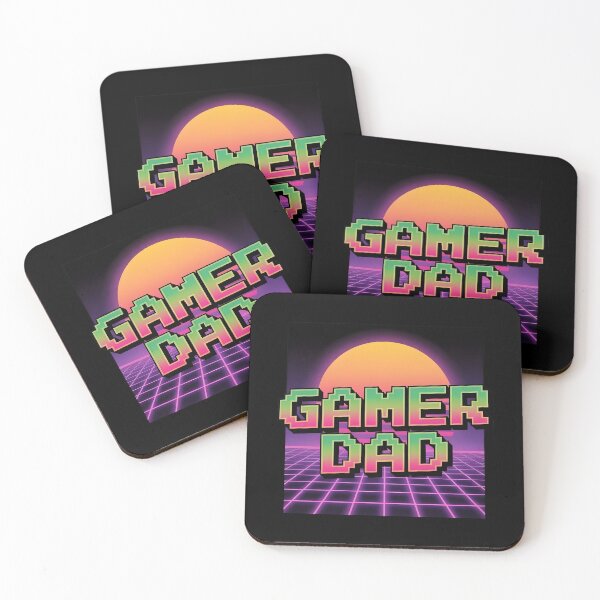 Item preview, Gamer Dad - Retro 80s Synthwave & Pixel Art designed and sold by Kalit Designs.