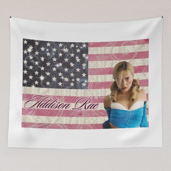 Item preview, Addison Rae American Flag Pink  designed and sold by smelstefer.