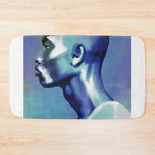 Item preview, Blue man portrait painting  designed and sold by thehat24.