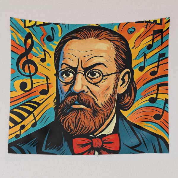 Item preview, Bedřich Smetana | Comics style - Cartoon designed and sold by ComicsFactory.