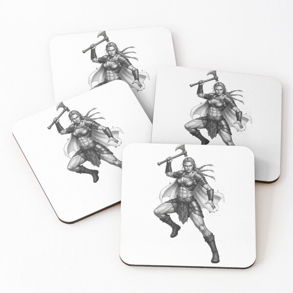 Item preview, Viking Valkyrie T-Shirt | Fierce Female Warrior Art Print designed and sold by Epick7.