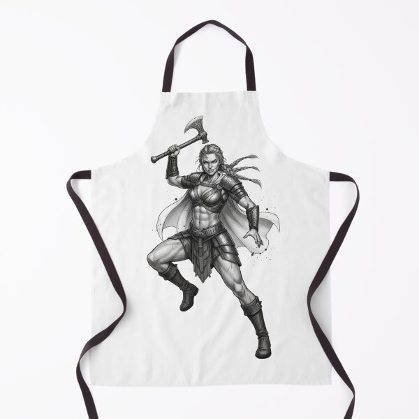 Item preview, Viking Valkyrie T-Shirt | Fierce Female Warrior Art Print designed and sold by Epick7.
