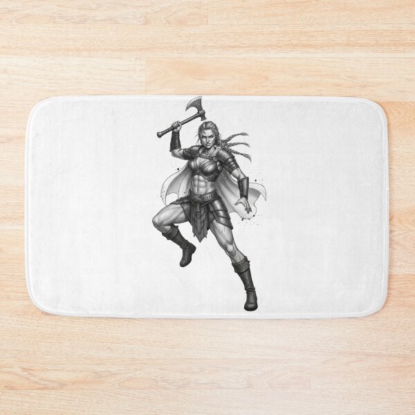 Item preview, Viking Valkyrie T-Shirt | Fierce Female Warrior Art Print designed and sold by Epick7.