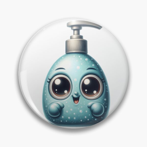 Item preview, Cute Hand Sanitizer Mascot Character Design designed and sold by LunaPixelStudio.