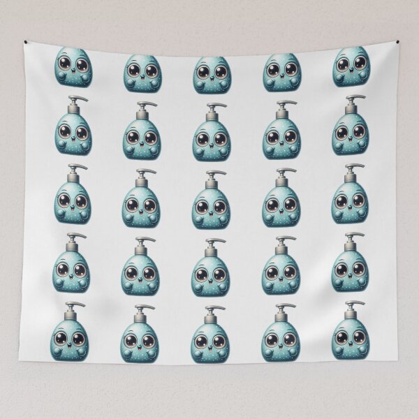 Item preview, Cute Hand Sanitizer Mascot Character Design designed and sold by LunaPixelStudio.