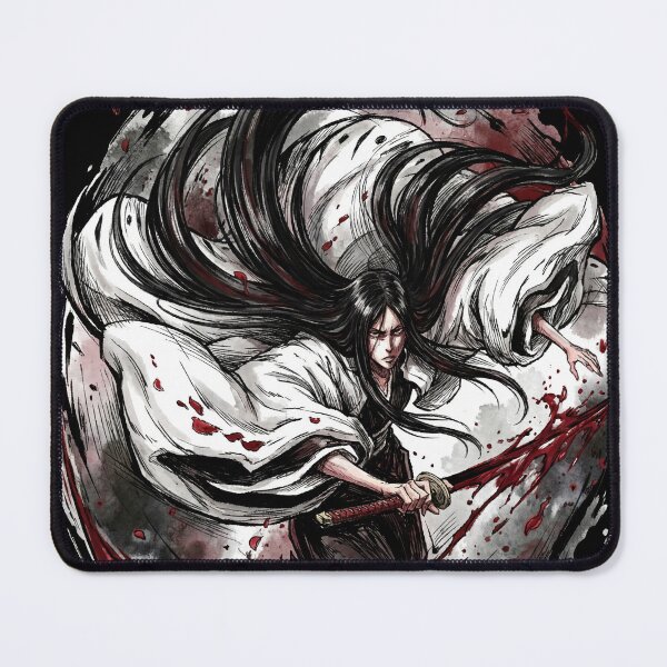 Item preview, Elegant Healer Turned Warrior Bankai Minazuki Blood Flesh Blade Crimson Butterfly Fan Art Portrait Illustration Poster T-Shirt Sticker Print Gift designed and sold by Senpaiwaves.