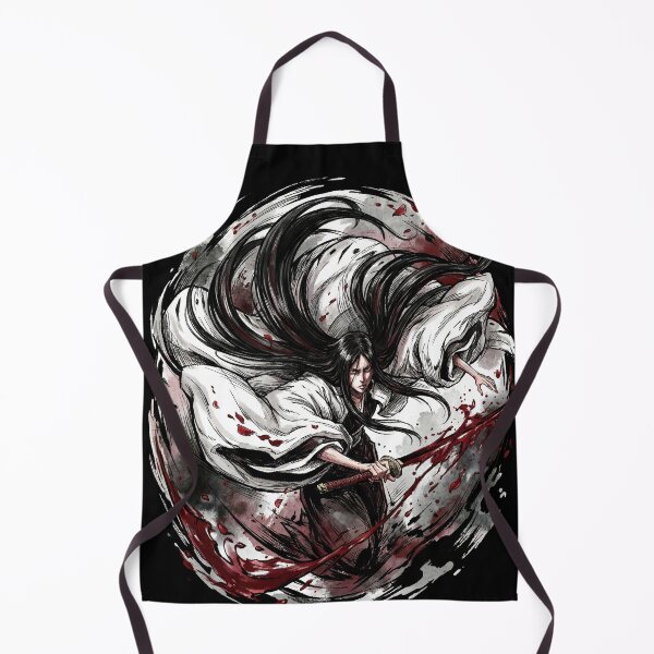 Item preview, Elegant Healer Turned Warrior Bankai Minazuki Blood Flesh Blade Crimson Butterfly Fan Art Portrait Illustration Poster T-Shirt Sticker Print Gift designed and sold by Senpaiwaves.