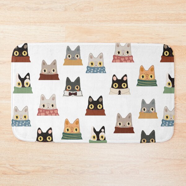 Item preview, Set of cats in clothes designed and sold by Dormitria.
