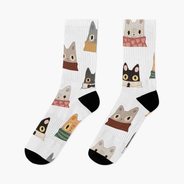 Item preview, Set of cats in clothes designed and sold by Dormitria.