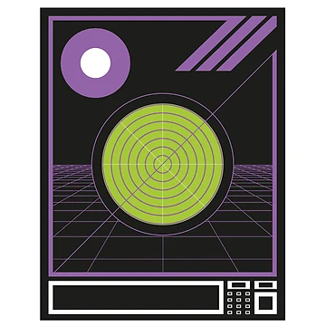 Artwork thumbnail, RetroTechSticker by Telrandir
