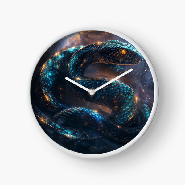 Item preview, Coiled Snake Cosmic Space Artwork designed and sold by QuantumDrift.