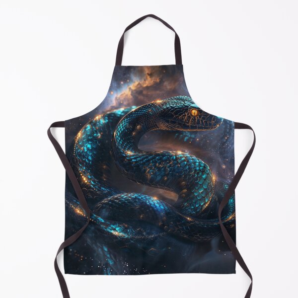 Item preview, Coiled Snake Cosmic Space Artwork designed and sold by QuantumDrift.