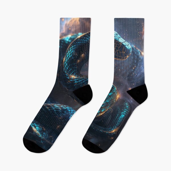 Item preview, Coiled Snake Cosmic Space Artwork designed and sold by QuantumDrift.