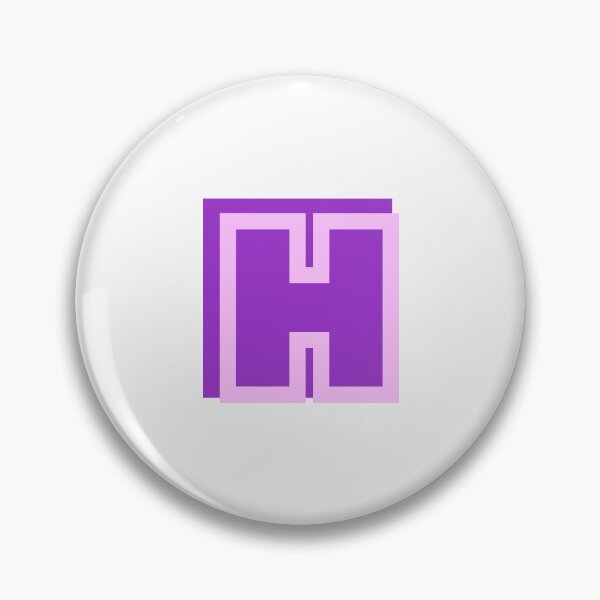 Item preview, Purple H - Classic Stylized Initial Alphabet Letter designed and sold by stickerorange.