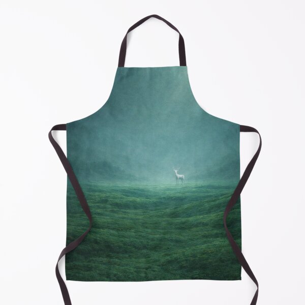 Item preview, White Stag in Endless Fog – Existential Loneliness Surreal Art designed and sold by Visualynx.