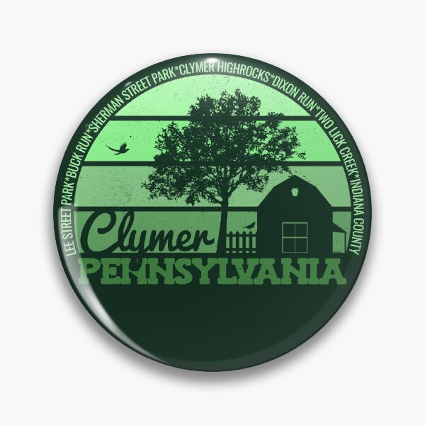 Item preview, Clymer Pennsylvania Sunset Retro Vintage Local Pride Logo designed and sold by CRHPOD20.