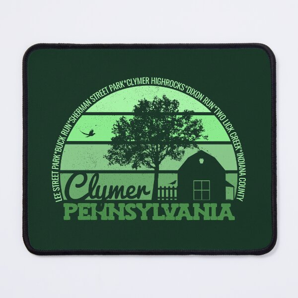 Item preview, Clymer Pennsylvania Sunset Retro Vintage Local Pride Logo designed and sold by CRHPOD20.