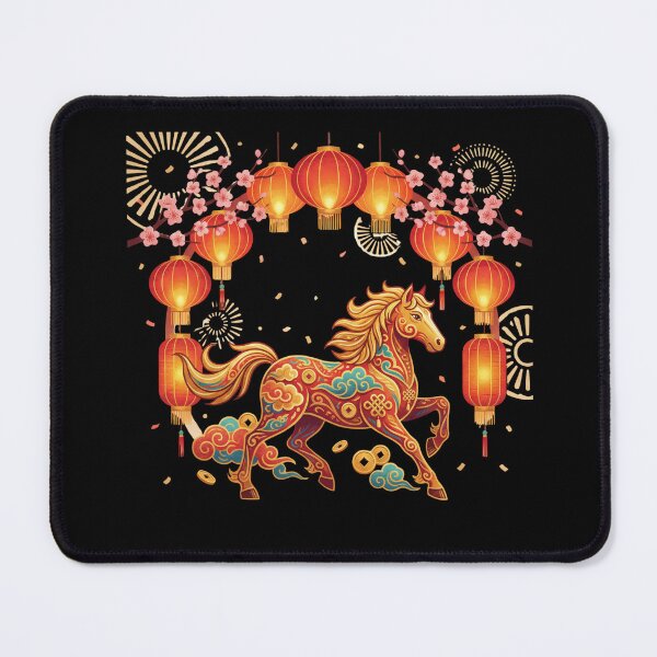 Item preview, Happy Chinese New year of the Horse 2026 designed and sold by PluffyPanda.