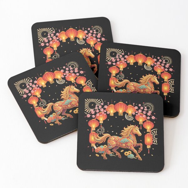 Item preview, Happy Chinese New year of the Horse 2026 designed and sold by PluffyPanda.