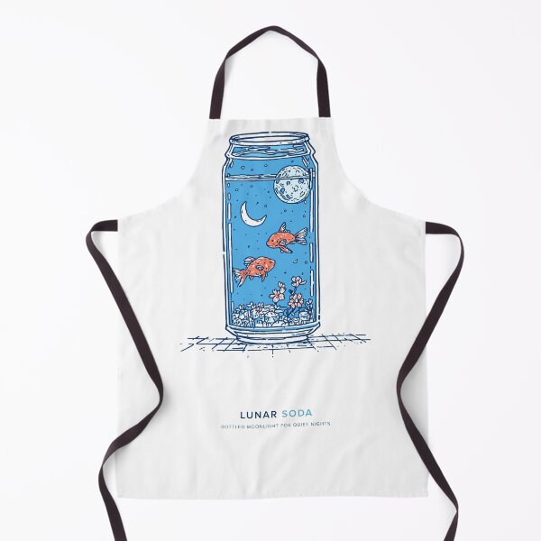 Item preview, Surreal Soda Can Illustration with Lunar and Aquatic Fantasy designed and sold by KrintoryTees.