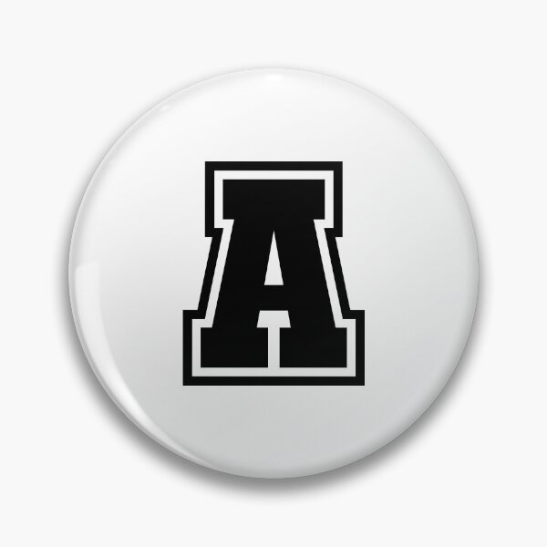 Artikelvorschau, Schwarzes A – Klassischer stilisierter Anfangsbuchstabe des Alphabets entworfen und verkauft von stickerorange.