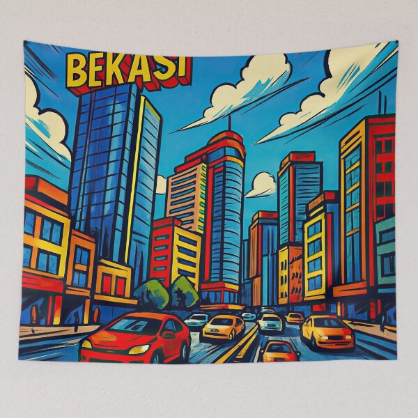 Item preview, Bekasi, city  | Comics style - Cartoon designed and sold by ComicsFactory.
