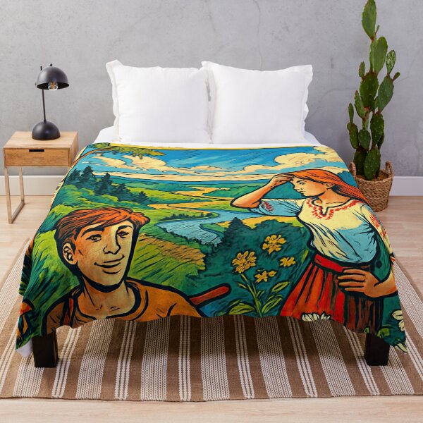 Item preview, Belarus landscape | Comics style - Cartoon designed and sold by ComicsFactory.