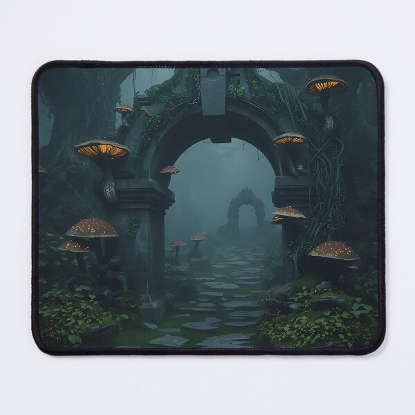 Item preview, Enchanted Mushroom Archway in Misty Depths designed and sold by Looyoursellf.