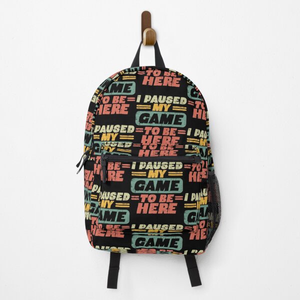 Item preview, Paused My Game To Be Here Retro Gaming Gamer Boys Men designed and sold by charitashmoqs.