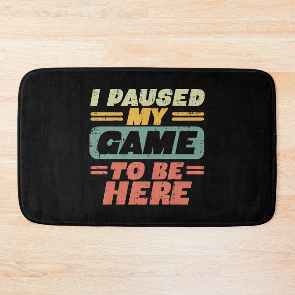 Item preview, Paused My Game To Be Here Retro Gaming Gamer Boys Men designed and sold by charitashmoqs.