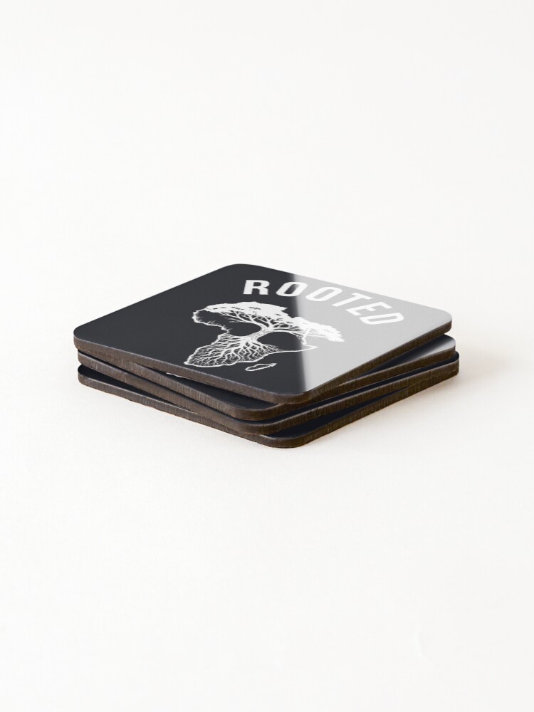 Thumbnail 4 of 5, Coasters (Set of 4), Rooted designed and sold by HowToCanadian.