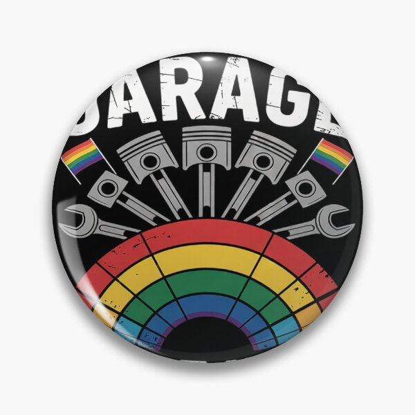 Item preview, Gay Pride I Left Garage LGBT Rainbow Flag Mechanic Men Women  designed and sold by KotexTemu.
