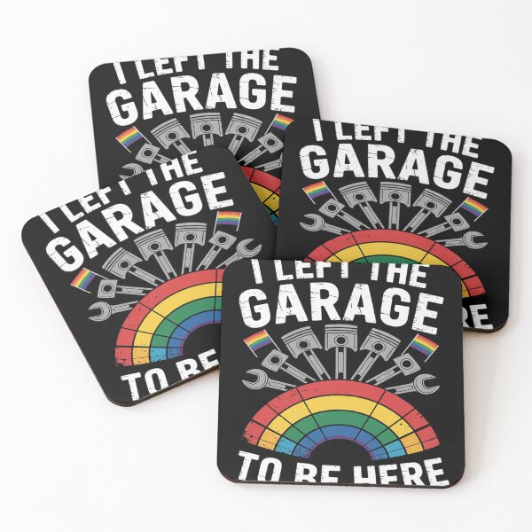 Item preview, Gay Pride I Left Garage LGBT Rainbow Flag Mechanic Men Women  designed and sold by KotexTemu.