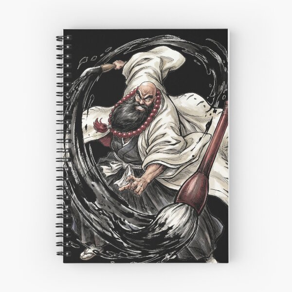 Item preview, Ancient Monk Royal Guard Ink Calligraphy Master Name Eraser Black Brush Fan Art Portrait Illustration Poster T-Shirt Sticker Print Gift designed and sold by Senpaiwaves.