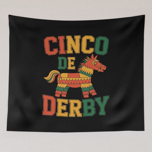 Item preview, Funny Horse Racing Vintage Cinco De Derby KY Derby Horse1  designed and sold by VerseFarm.