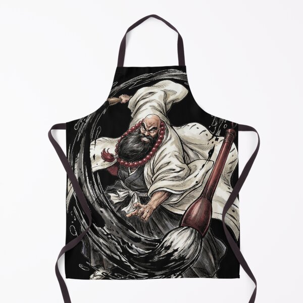 Item preview, Ancient Monk Royal Guard Ink Calligraphy Master Name Eraser Black Brush Fan Art Portrait Illustration Poster T-Shirt Sticker Print Gift designed and sold by Senpaiwaves.