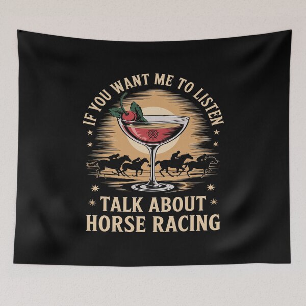 Item preview, Funny Saying Horse Racing and Mintjulep Vintage horse race designed and sold by VerseFarm.