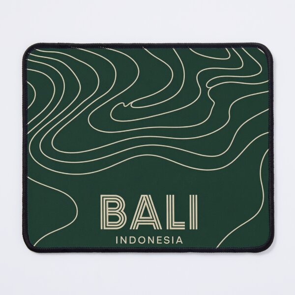 Item preview, Bali Indonesia Topographic Wall Art – Minimal Abstract Travel Line Art designed and sold by Timeless Design.