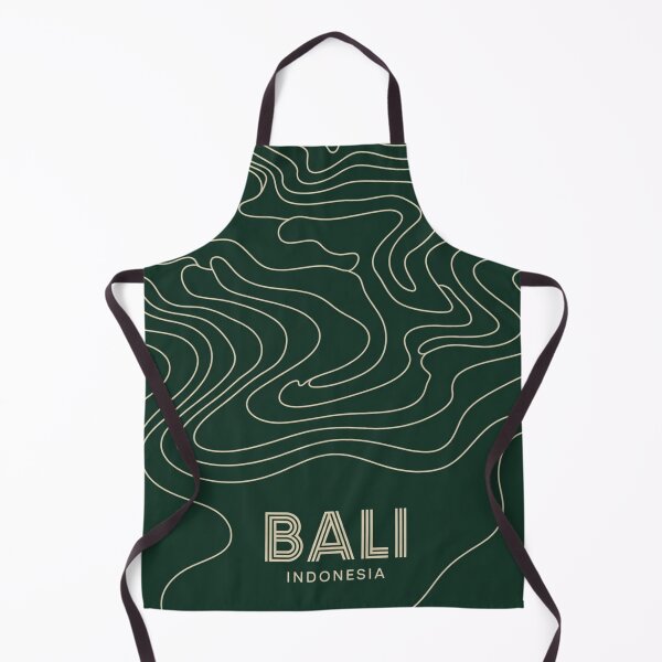 Item preview, Bali Indonesia Topographic Wall Art – Minimal Abstract Travel Line Art designed and sold by Timeless Design.