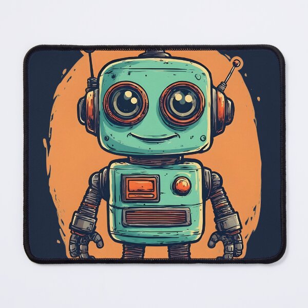Item preview, Retro Bot designed and sold by Trending Me Designs.