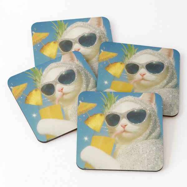Item preview, Tropical Cat designed and sold by NextStopJupiter.