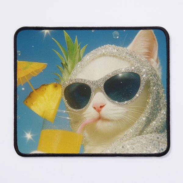 Item preview, Tropical Cat designed and sold by NextStopJupiter.