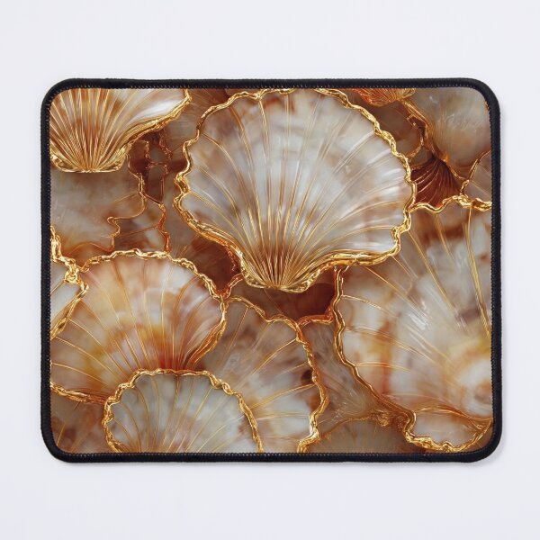 Item preview, Golden Pearl Scallop Shells designed and sold by Patterns & Love .