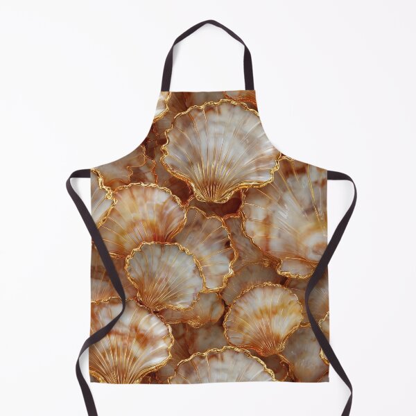 Item preview, Golden Pearl Scallop Shells designed and sold by Patterns & Love .