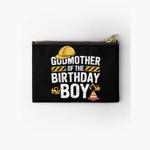 Item preview, Godmother of birthday boy matching family construction party  designed and sold by VerseFarm.