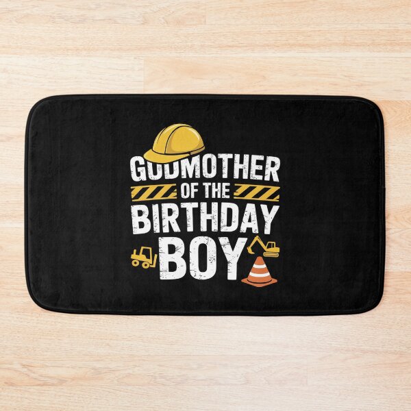 Item preview, Godmother of birthday boy matching family construction party  designed and sold by VerseFarm.