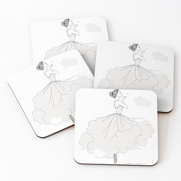 Item preview, Cloud Dancer Ballet Girl Illustration designed and sold by RitaStudio.