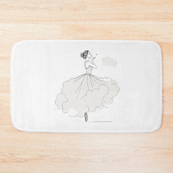 Item preview, Cloud Dancer Ballet Girl Illustration designed and sold by RitaStudio.
