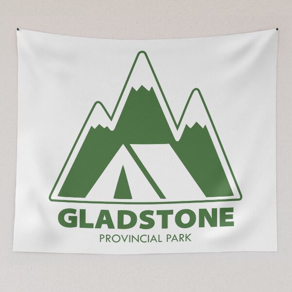 Item preview, Gladstone Provincial Park Mountains Camping designed and sold by Esskay Designs.